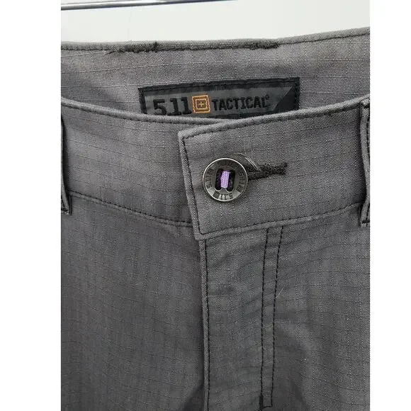 Women's 5.11 Tactical Straight Leg Pants Grey Black Lot Of 2 Size 6 - Picture 7 of 11